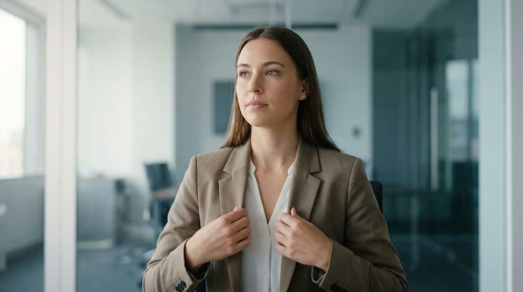Job applicant practicing STAR interview responses before an interview