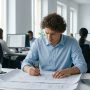 Professional candidate answering behavioral interview questions using the STAR method