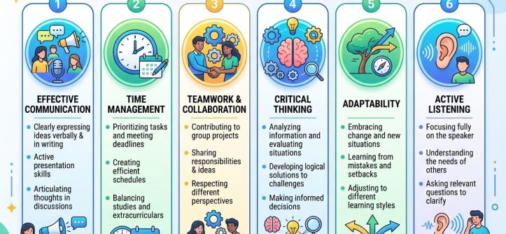 Discover essential soft skills every student needs for academic and career success, from communication to time management. Build your future today